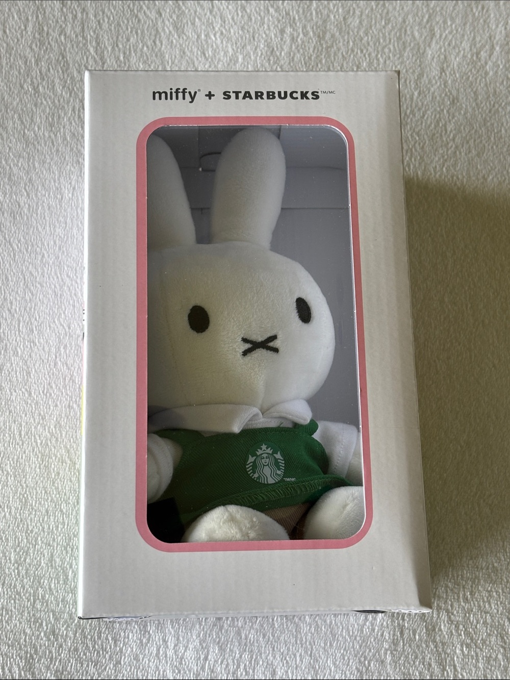 Limited Edition Starbucks White Miffy Plush